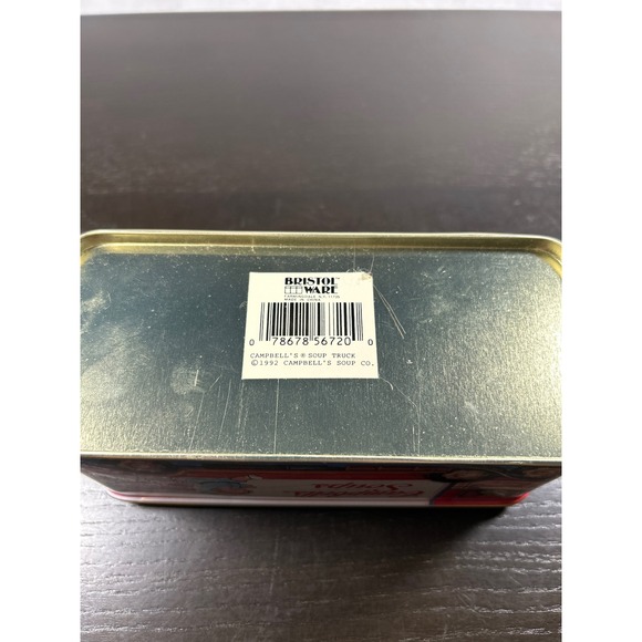 Vintage 1992 Campbells Soup Truck Tin Bristol Ware Campbell Kids Advertising - Picture 5 of 6